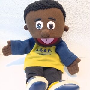 Adorable Brown and Yellow Stuffed Toy